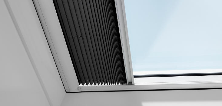 VELUX Rulou plisat fereastra acoperis terasa FMG negru